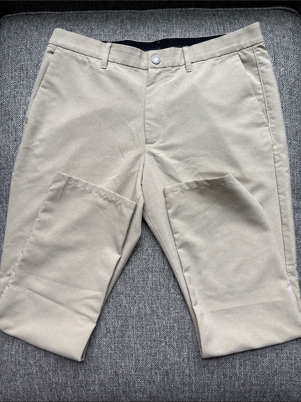 Bonobos 34”x30” Khaki/Heather Tan  Performance Link (Golf) Pants Athletic Fit